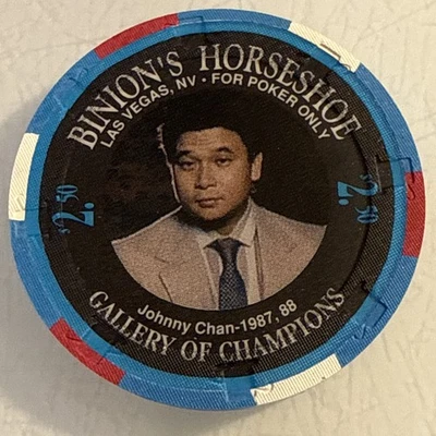Binion's Horseshoe World Series of Poker 1994 $2,50 ficha de casino Las Vegas Nevada Foto 1 de 3