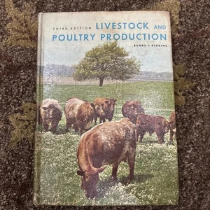 Livestock And Poultry Production Book Bundy & Diggins 3rd Edition 1968 Printing - Picture 1 of 15