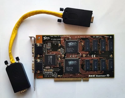 Guillemot Maxi Gamer 3Dfx Voodoo 1 4MB PCI 3D Accelerator Card - Test OK! 384 - Image 1 of 4