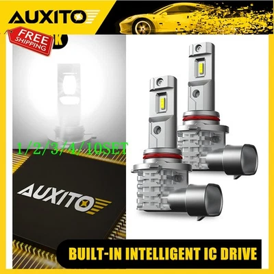 AUXITO 9005 LED Bombilla Antiniebla Conducción Transparente Blanco Lámpara Inalámbrica Plug Play 2/4X Foto 1 de 4