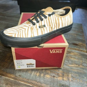 NEW Vans Authentic Pro (Reflective) Tiger/Black Men's 9 Skateboarding Shoes - Picture 1 of 8