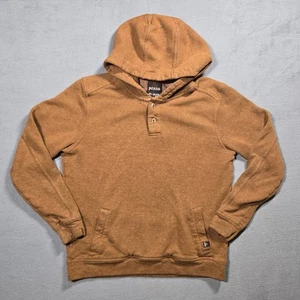 Prana Trawler Henley Hoodie - Herren Größe M - Burnt Orange Sweatshirt - Bild 1 von 8