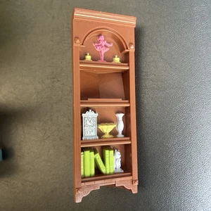 FISHER PRICE Loving Family Dollhouse CORNER CABINET BOOKSHELF Living Room I25 - Picture 1 of 2