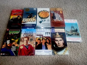 VHS Brand New Lot Zorro, TMNT, Exodus Julius Caesar, Around The World, Henry V - Foto 1 di 9