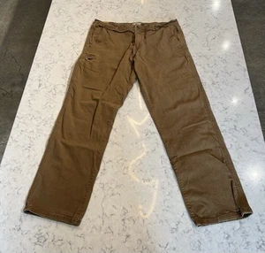 Herren wetterfeste Vintage braune Zimmermannshose Größe 38 x 32 Relaxed Fit - Bild 1 von 6