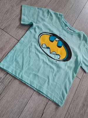 Kurzarmshirt mit Batman Fledermaus ~ DC türkis Gr. 92 - Bild 1 von 4