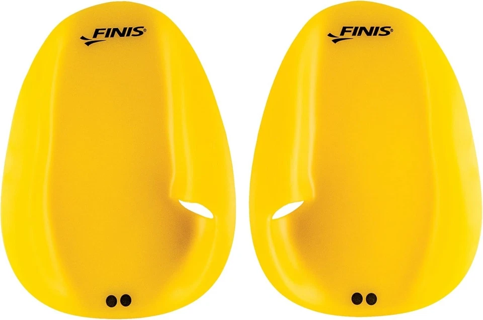 FINIS Agility Paddles Floating Medium Yellow Sports
