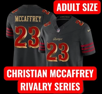 ADULT 2XLARGE F.U.S.E 49ers Christian McCaffrey 2025 Rivalries Collection NWT - Image 1 of 2