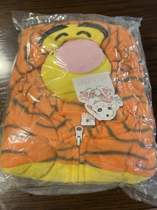 Winnie The Pooh TIGER One Piece Zippered Pajamas Cosplay Size M With Pockets - Picture 1 of 9