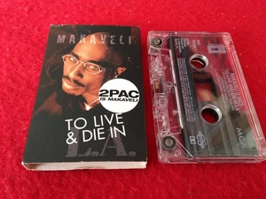MAKAVELI TO LIVE & DIE IN ULTRA RARE UK CASSETTE SINGLE NICE CONDITION 2PAC RAP - Picture 1 of 6
