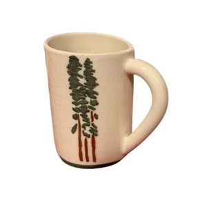 Neu ohne Etikett handgefertigte Susan Robertson Keramik Tasse großer Baum Design Kunst Geschenk - Bild 1 von 4