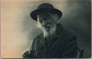 Vintage JERUSALEM, Israel Postcard "An Orthodox Jew" JUDAICA Religious Jewish - Picture 1 of 2