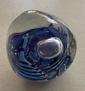 Vintage Signed Reptilian Glass Paperweight Eickholt (?) 1992 - Picture 1 of 9
