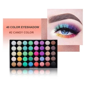 Earth Color Candy Color 40 Color Eyeshadow Eye Shadow Eyeshadow Palette @ - Picture 1 of 14