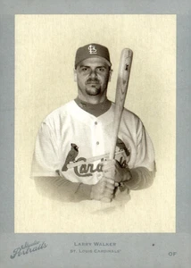 Larry Walker 2005 retratos de estudio **gris** /50!! SSP 🔥🔥 CARDENALES - HOF - Imagen 1 de 2