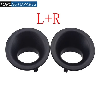 Fits 2015-23 Dodge Challenger Front Bumper Fog Lights Cover Bezel Frame RH+LH US - Image 1 of 4