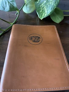 Vintage Cavallin & Co. Leather address Telephone Book Notebook Made in Italy - Picture 1 of 9