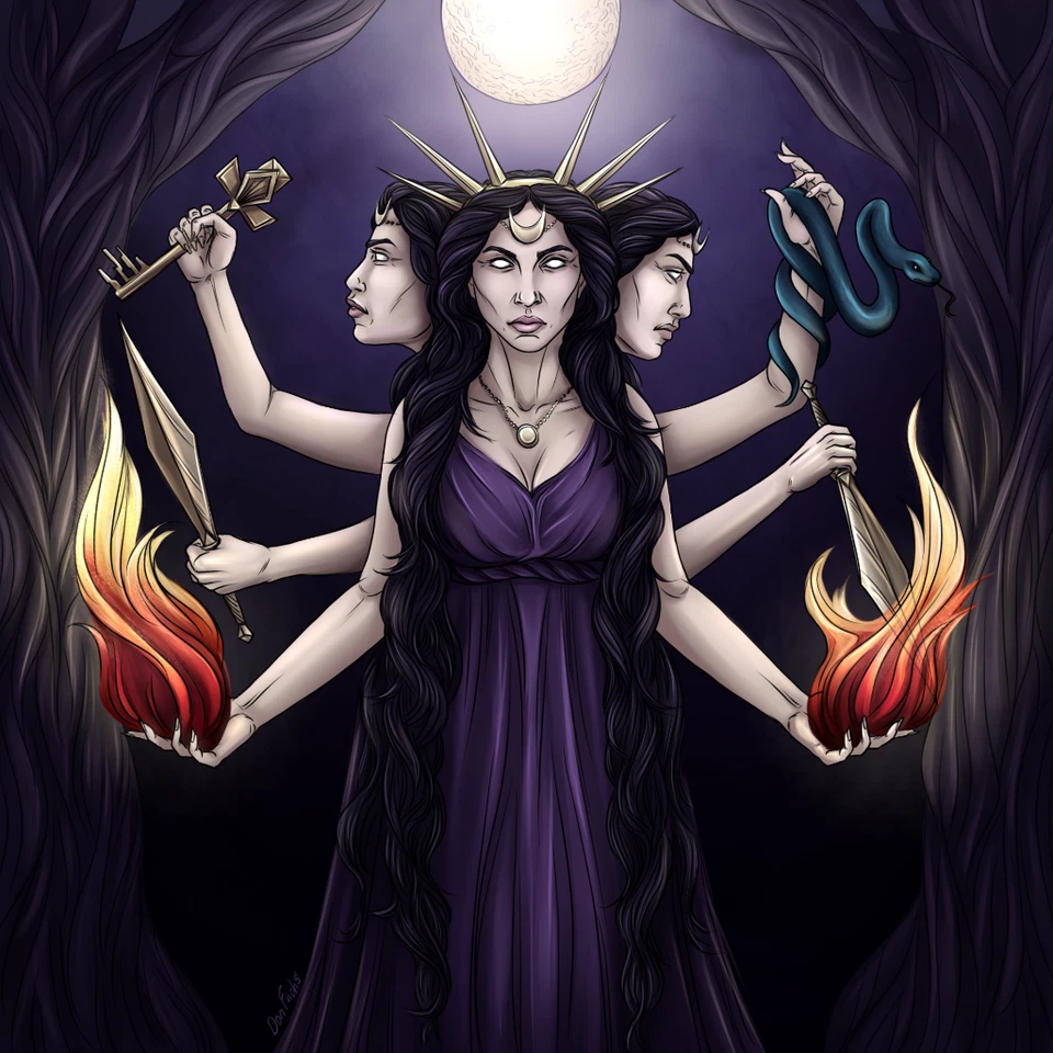 metaphysical Black Magick DARK GODDESS HECATE MAGICKAL POWER - Image 1 of 1