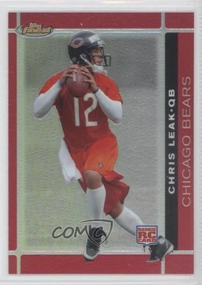 2007 Topps Finest Rookie Refractor Chris Leak #108 Rookie RC - Image 1 of 2