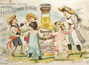 1892 Adv. Trading Card - Hoyt's German Cologne - Perkinsville, Vermont. #-7755 - Picture 1 of 19