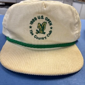 Vintage 1988 US Open Golf Hat Memorabilia At The Country Club Brookline MA - Picture 1 of 3