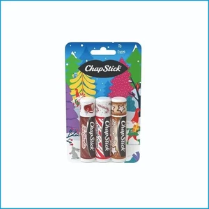 ChapStick Holiday Collection Lip Balm Variety Pack, 3 Festive Flavors, 0.15oz - Picture 1 of 12
