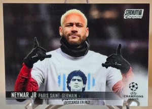 Neymar Jr 2020-21 Topps Stadium Club Chrome UCL #89 - Picture 1 of 2