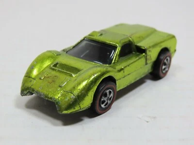 Hot Wheels Early Ford J Car Antifreeze Green Redline 1967 Vintage  - Image 1 of 4