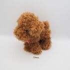 Mocha Chan Dog Poodle C0805 Amuse Brown Plush 6" Stuffed Toy Doll Japan