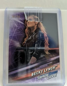 2019 Topps WWE Smackdown Purple 87/99 Becky Lynch #8 - Imagen 1 de 3