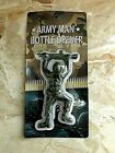  "Army Man Bottle Can Opener" Magnetic Die Cast Metal New! Sealed!