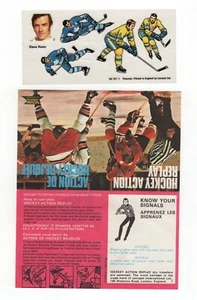 1972-73 HOCKEY ACTION REPLAY BY LETRASET DAVE KEON # 1 NEUWERTIG + 86020 - Bild 1 von 2