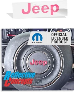 JEEP Steering Wheel Overlay Decal for 2015-2023 Jeep Renegade - Picture 1 of 76