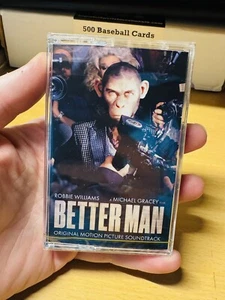 BETTER MAN ROBBIE WILLIAMS STANDARD AUDIO CASSETTE ORIGINAL MOVIE SOUNDTRACK - Picture 1 of 2