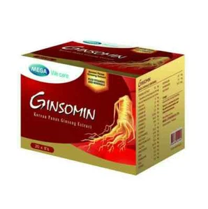 160 Caps GINSOMIN Mega Ginsenosides Muitl Vitamins Nurish Brain Relax +Track NO. - Picture 1 of 7