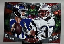 2017 Panini Vertex Nemeses Eli Manning/Rodney Harrison New York Giants/New