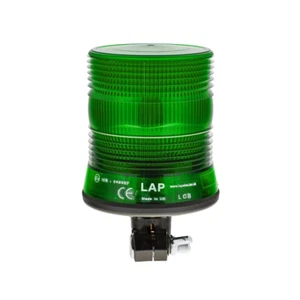 Compact Rescue DIN Pole Mount Agriculture Xenon Strobe Flashing Green Beacon - Picture 1 of 1