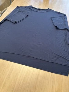 Zenana Womens Boxy Top Blouse Gray Size 3X - Picture 1 of 7