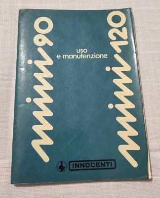 MINI 90 MINI 120 INNOCENTI LIBRETTO USO E MANUTENZIONE 1978 - Immagine 1 di 2