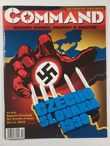 Command Magazine Issue No. 24 Czecho Slovakia 1938 (1993) Unpunched War Gaming - Picture 1 of 6