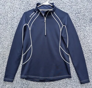 Sunice Super Lite FX Half Zip Jacket Mens M Golf Breathable Cycling Travel Blue - Picture 1 of 14