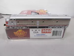 BROADWAY # 3060 ~ CB & Q - BURLINGTON E8A POWERED LOCOMOTIVE~DCC & SOUND~N SCALE - Picture 1 of 13