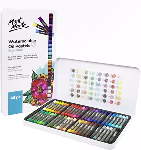 Pastelli a Olio Set – 48 Pezzi – Pastelli Ad Olio Morbidi Idrosolubili – Colori - Foto 1 di 12
