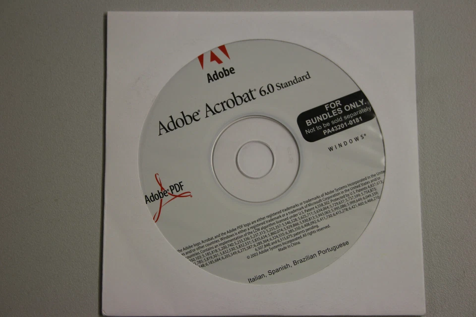 Adobe Acrobat 6.0 Standard - Windows - Spanish - Italian - Brazilian OVP NEU - Bild 1 von 1