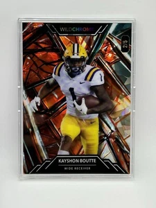 2023 Wild Card Wildchrome Kayshon Boutte Red Glass Promo /5 Patriots - Picture 1 of 2