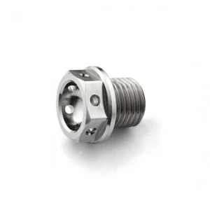 Enchufe de sumidero de titanio Race M14 x 1,5 mm x 12 mm - Imagen 1 de 1