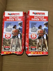 2x Tubos Internos 26" x 1 3/8 Schrader Válvula Coche Bicicleta de Montaña Ciclismo MTB - Imagen 1 de 2