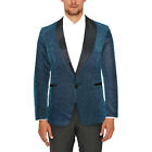 Men's Tuxedo Jacket Jacquard Suit Jacket Slim Fit Blazer Coat For Wedding, Prom