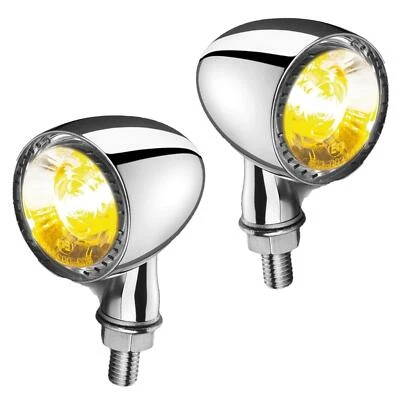 1 Paar Kellermann Blinkleuchte chrom 183100 BULLET 1000 PL - Bild 1 von 4