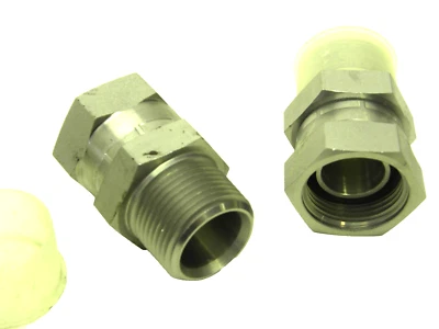 ¡2 piezas! Tubo recto giratorio Parker 0107-12-12 3/4 NPTF macho X 3/4 NPSM giratorio Foto 1 de 4